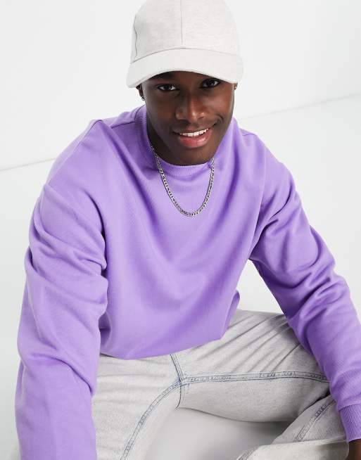 ASOS DESIGN - Sweat oversize - Violet