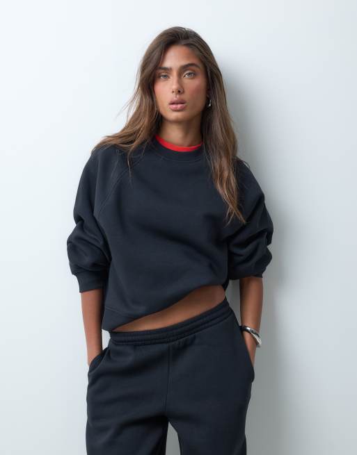 ASOS DESIGN - Mix & Match - Sweat à envers brossé - Noir, 2 de 6