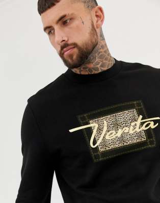 Imprimé Inscription DesignSweat Et shirt Léopard Avec Asos Rj4q5A3L