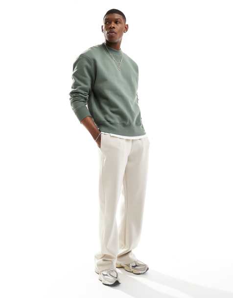 ASOS DESIGN - Sweat-shirt oversize en tissu épais 400 g/m² - Vert - view 1