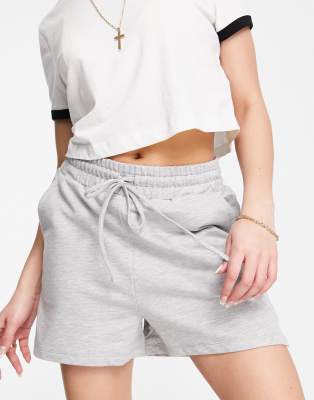 grey sweat short