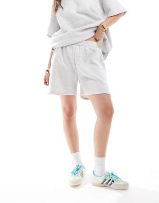 ASOS DESIGN ASOS DESIGN sweat shorts co-ord in grey marl