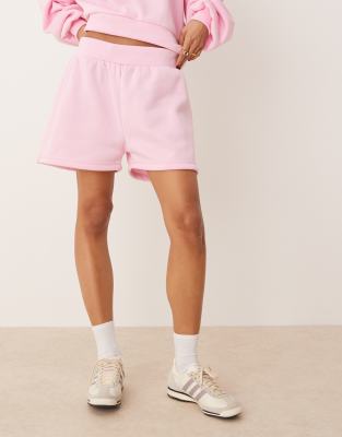 Asos Design Sweat Shorts In Pink