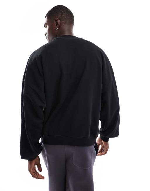 ASOS DESIGN - Sweat ultra oversize à imprimé Disney Mickey Mouse - Noir, 2 de 4