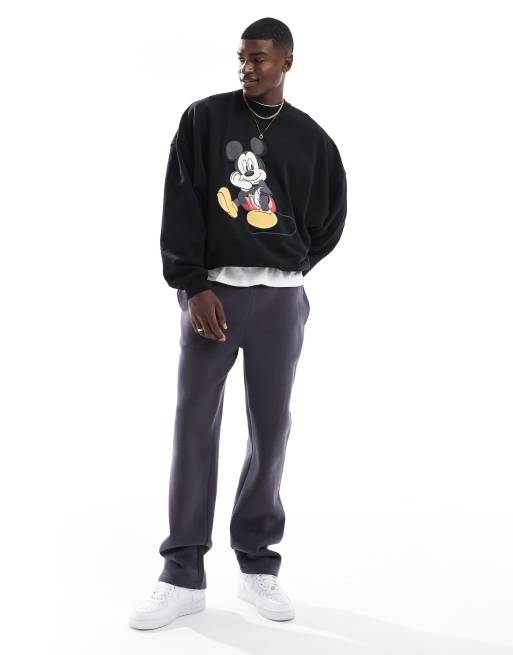 ASOS DESIGN - Sweat ultra oversize à imprimé Disney Mickey Mouse - Noir, 4 de 4