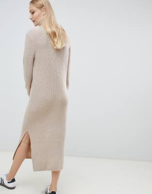 ASOS DESIGN sweater dress in midi 