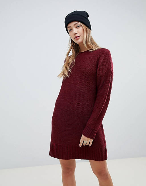 ASOS DESIGN sweater dress in ovoid shape