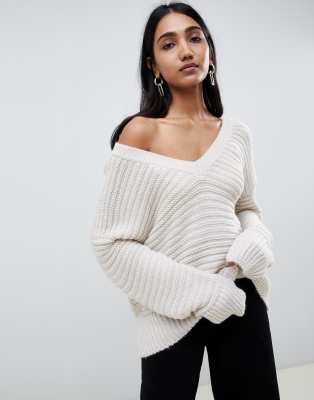 asos v neck sweater