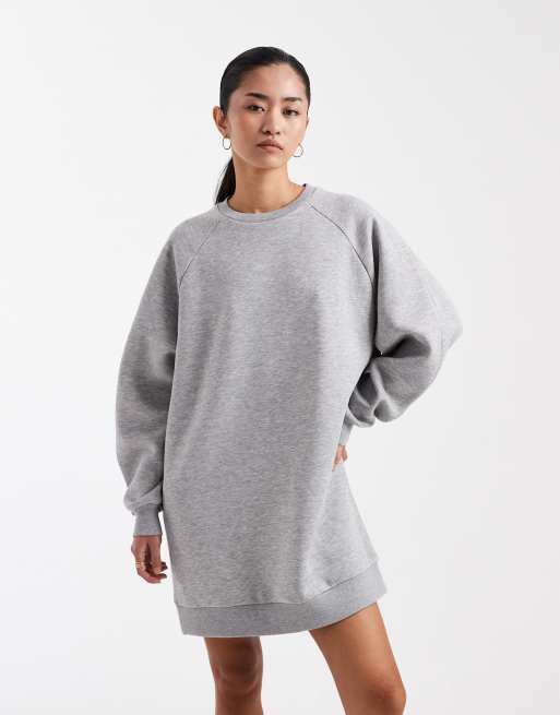 ASOS DESIGN - Sweater met lange mouwen en keyhole-uitsnijding in grijs, 2 van 4