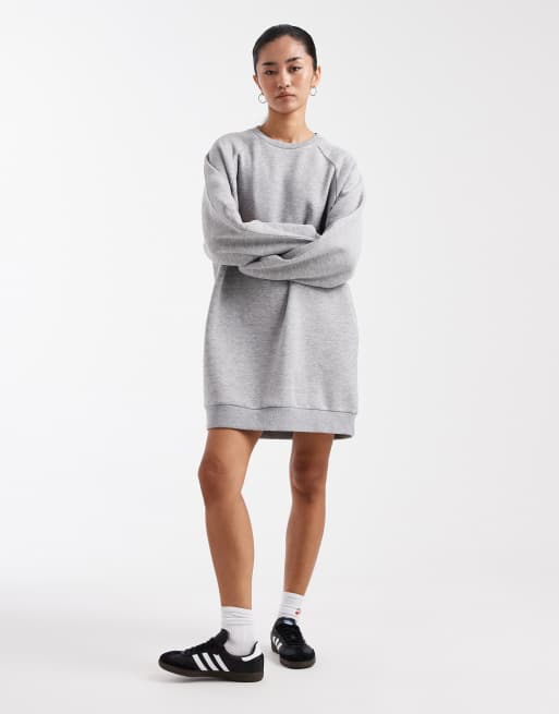 ASOS DESIGN - Sweater met lange mouwen en keyhole-uitsnijding in grijs, 4 van 4