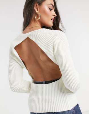 asos open back