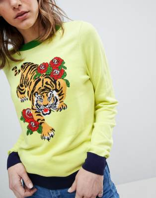 asos tiger sweater