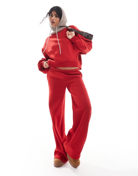 ASOS DESIGN sweats in red - view 1