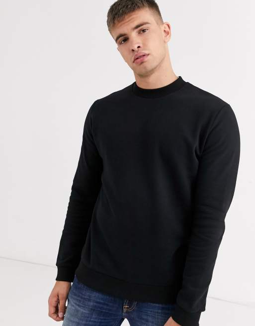 Asos black sale sweatshirt