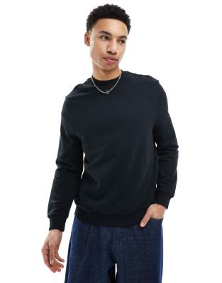 Asos Design Sweatshirt In Black