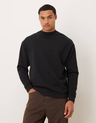 ASOS DESIGN sweatshirt in black