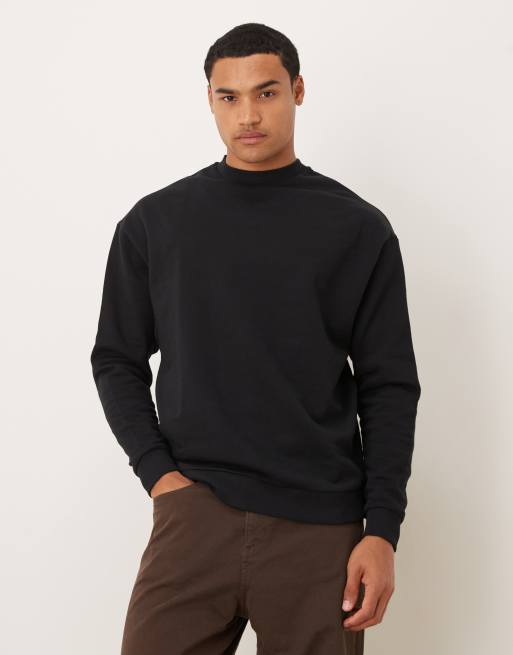 ASOS DESIGN sweatshirt in black