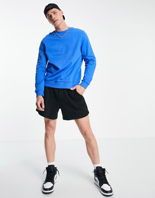 ASOS DESIGN sweatshirt in blue