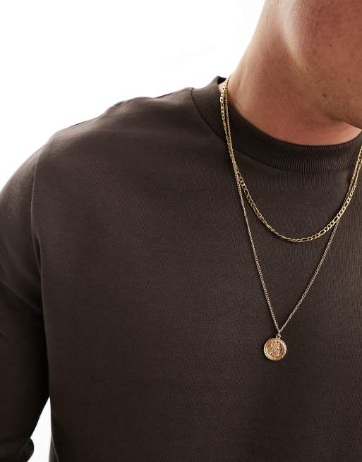 ASOS DESIGN sweatshirt in brown, 2 of 4