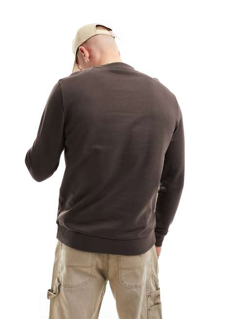 ASOS DESIGN sweatshirt in brown, 4 of 4