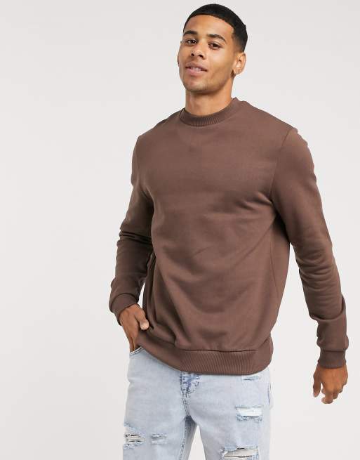 Dark 2025 brown sweatshirt