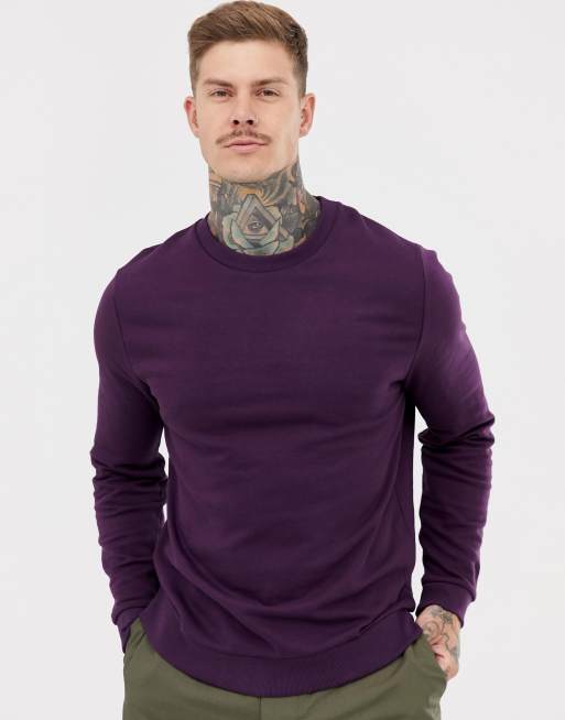 Asos discount purple sweatshirt