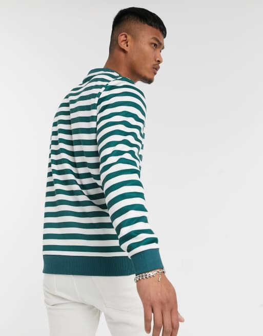 Horizontal best sale striped sweatshirt