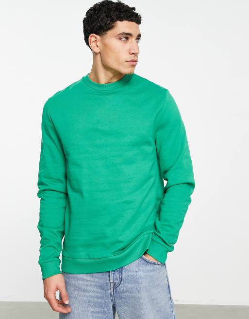 Asos green sweatshirt best sale