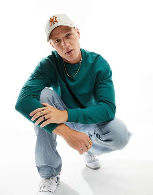 ASOS DESIGN sweatshirt in green 