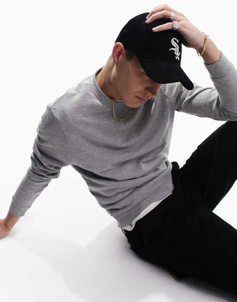 ASOS DESIGN sweatshirt in grey marl - view 1
