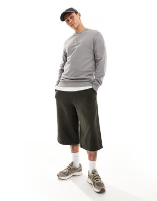 ASOS DESIGN – Sweatshirt in Hellgrau - view 1