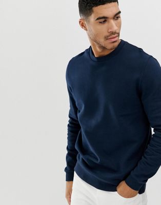 ASOS DESIGN sweatshirt in navy | ASOS