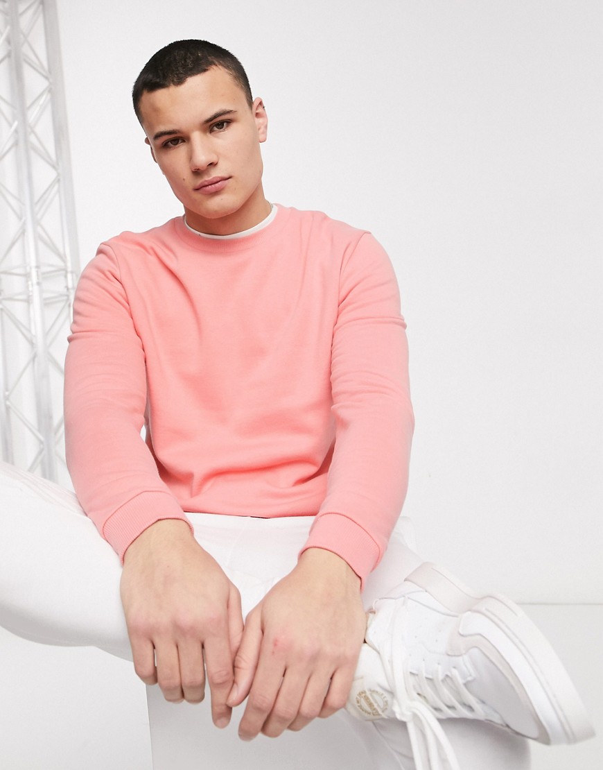 ASOS DESIGN sweatshirt in pink