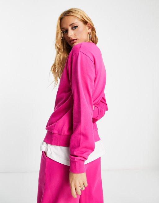 ASOS DESIGN sweatshirt in pink