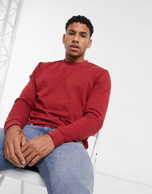 Red 2025 sweatshirt asos