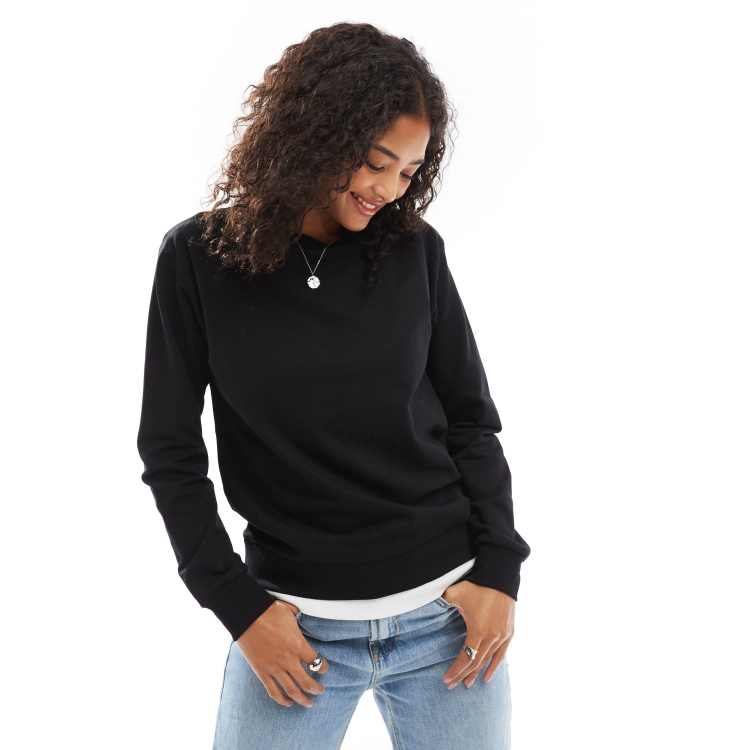 Black sweatshirt asos online