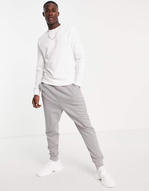 ASOS DESIGN - Sweatshirt in wit - WIT