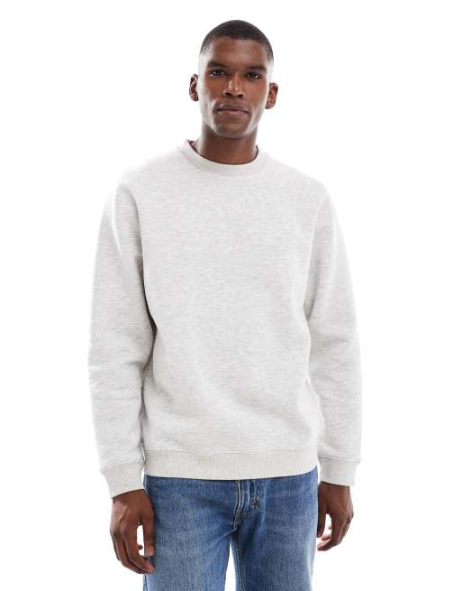 ASOS DESIGN - Sweatshirt met standaard pasvorm in grijs