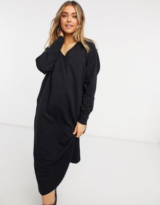 sweatshirt midi dress