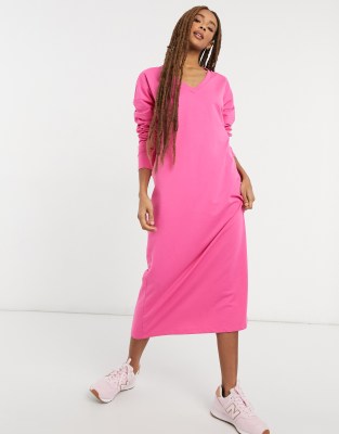 sweatshirt midi dress