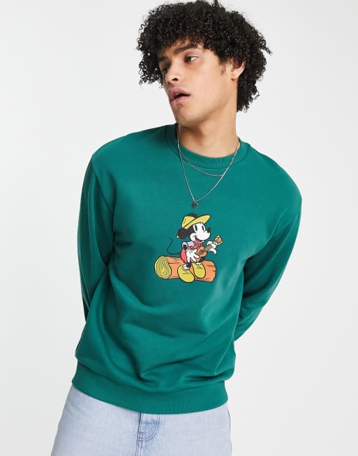 Green mickey mouse sweater new arrivals