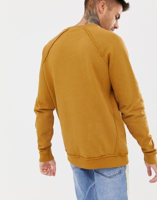 dark yellow sweatshirt