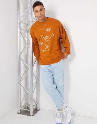 asos design sweatshirt