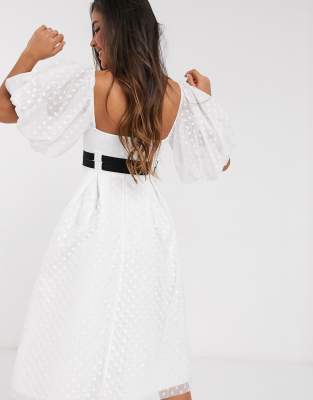 asos white prom dress