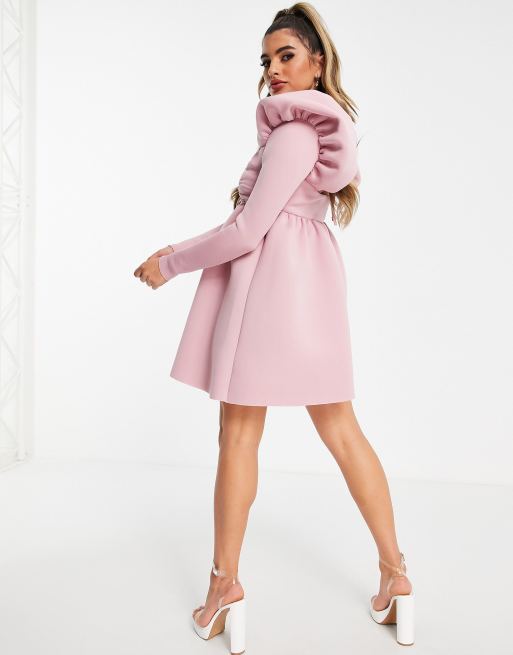 Asos kleid sale pink