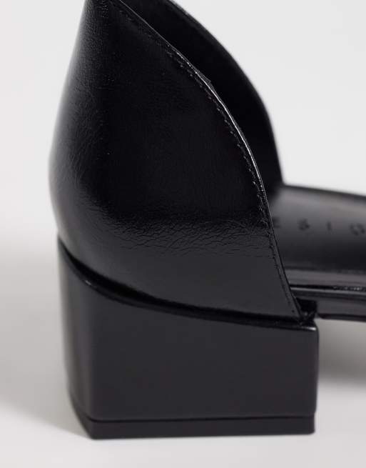 ASOS DESIGN Sweetie Schuhe mit mittelhohem Blockabsatz in Schwarz, 2 von 4