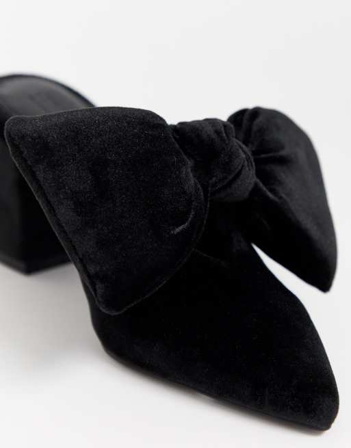 Velvet deals bow mules