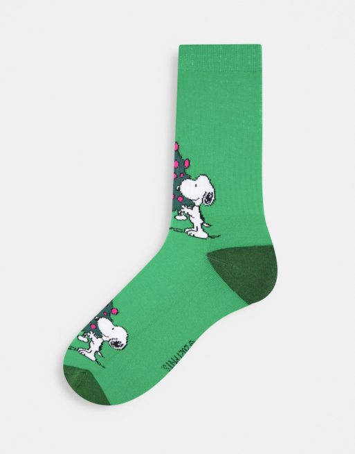 ASOS DESIGN – Świąteczne skarpetki ze Snoopym