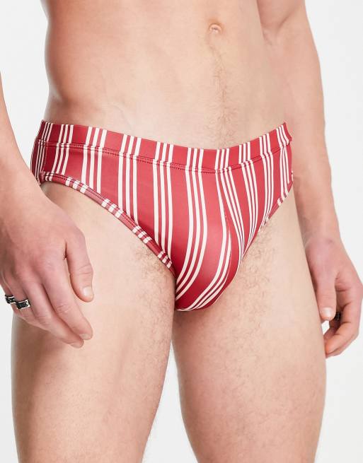 ASOS Swim Briefs in Pink for Men