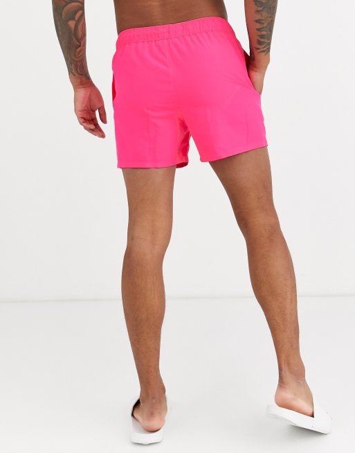 Short 2024 rose fluo